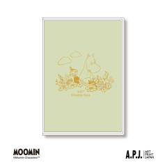 Japan Moomin A6 Planner Monthly Schedule Book - Little My & Moomintroll : 2027