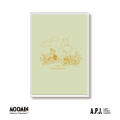 Japan Moomin A6 Planner Monthly Schedule Book - Little My & Moomintroll : 2027 - 1