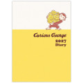 Japan Curious George A5 Planner Monthly Schedule Book - 2027 - 2