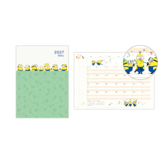 Japan Minions A5 Planner Monthly Schedule Book - Minions : 2027