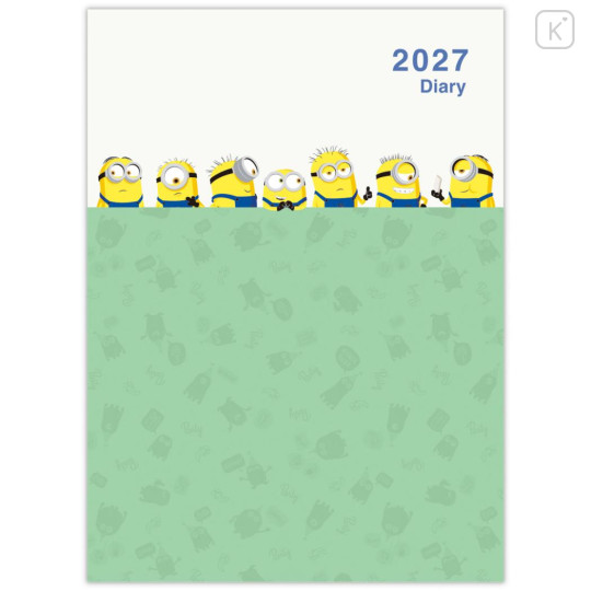 Japan Minions A5 Planner Monthly Schedule Book - Minions : 2027 - 2
