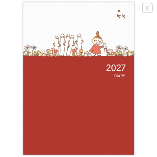 Japan Moomin A5 Planner Monthly Schedule Book - 2027 - 2