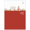 Japan Moomin A5 Planner Monthly Schedule Book - 2027 - 2