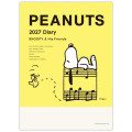 Japan Peanuts A5 Planner Monthly Schedule Book - Snoopy & Woodstock : Music 2027 - 2