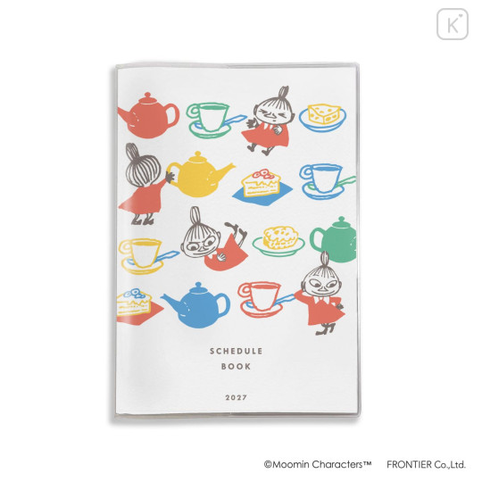 Japan Moomin B6 Planner Monthly Schedule Book - Little My : Afternoon 2027 - 1
