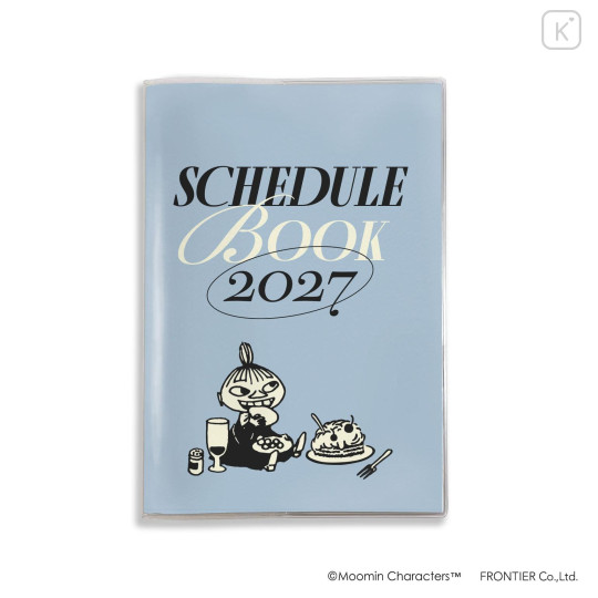 Japan Moomin B6 Planner Monthly Schedule Book - Little My : Brunch 2027 - 1