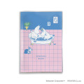 Japan Moomin B6 Planner Monthly Schedule Book - Moomintroll : Bath 2027 - 1