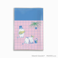 Japan Moomin B6 Planner Monthly Schedule Book - Moomintroll : Bath 2027 - 2