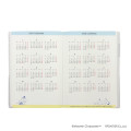 Japan Moomin B6 Planner Monthly Schedule Book - Moomintroll : Bath 2027 - 3