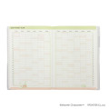 Japan Moomin B6 Planner Monthly Schedule Book - Moomintroll : Bath 2027 - 4