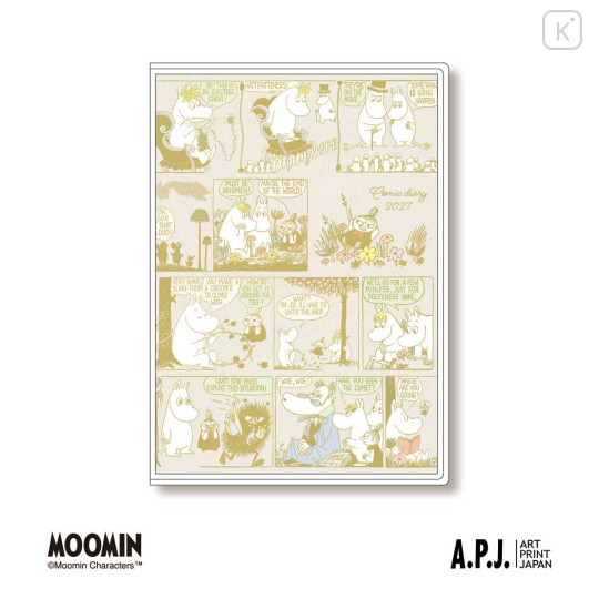 Japan Moomin B6 Planner Weekly Schedule Book - Comic 2027 - 1