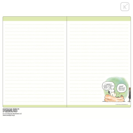 Japan Peanuts B6 Planner Weekly Schedule Book - Snoopy : Joe Cool 2027 - 4