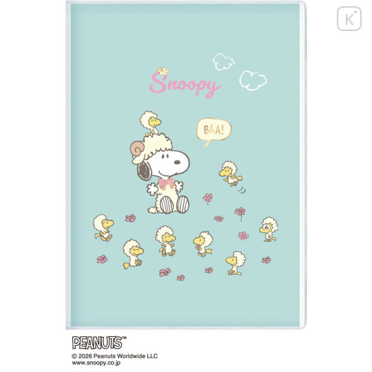 Japan Peanuts B6 Planner Monthly Schedule Book - Snoopy : Sheep 2027 - 1