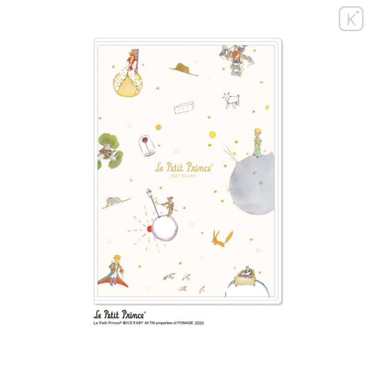 Japan The Little Prince B6 Planner Monthly Schedule Book - Ivory 2027 - 1