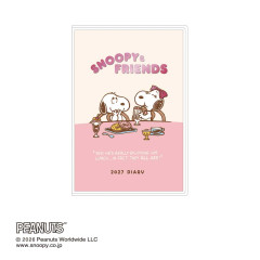 Japan Peanuts B7 Planner Monthly Schedule Book - Snoopy & Woodstock : Sweets 2027