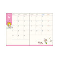 Japan Ado Mizumori A6 Planner Monthly Schedule Book - Red 2027 - 2