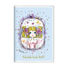 Japan Ado Mizumori B6 Planner Monthly Schedule Book - Blue 2027