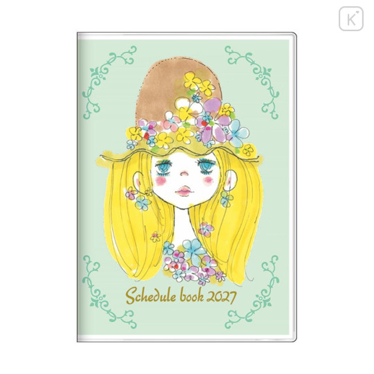 Japan Ado Mizumori B6 Planner Weekly Schedule Book - Green 2027 - 1