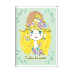 Japan Ado Mizumori B6 Planner Weekly Schedule Book - Green 2027