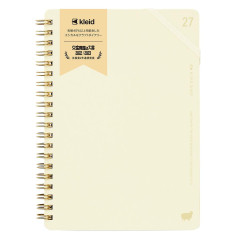 Japan Kleid B6 Kraft Work Diary Monthly Schedule Book - 2027 Off White