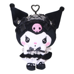 Japan Sanrio Plush Pouch & Bag Charm - Kuromi : Lolita