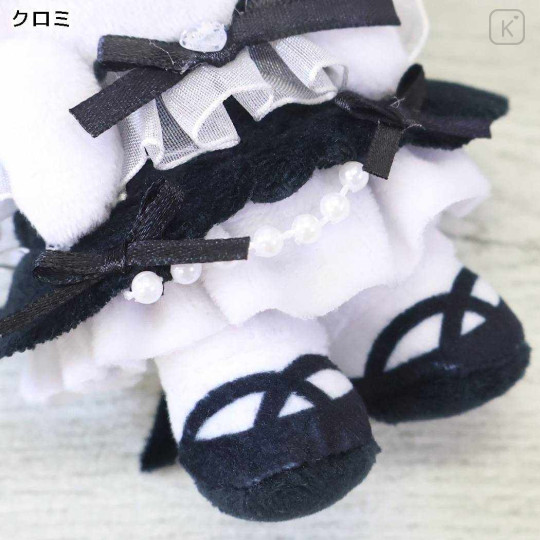 Japan Sanrio Plush Pouch & Bag Charm - Kuromi : Lolita - 3