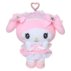 Japan Sanrio Plush Pouch & Bag Charm - My Melody : Lolita