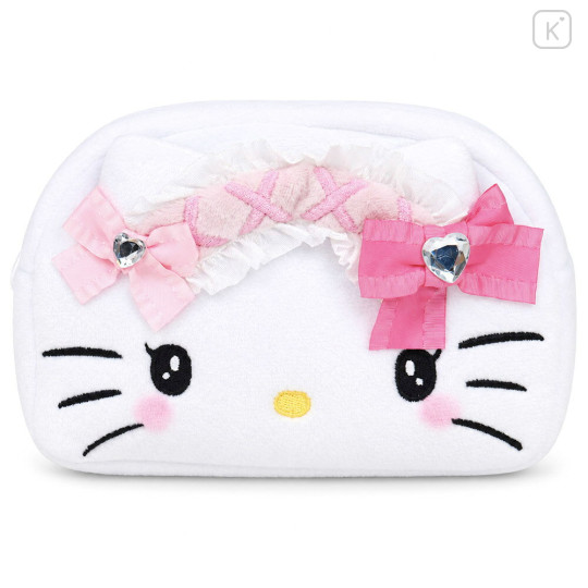 Japan Sanrio Mascot Cosmetic Pouch - Hello Kitty : Lolita - 1