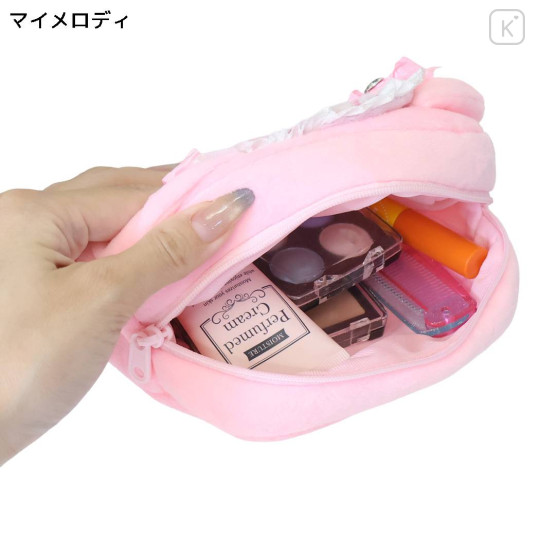 Japan Sanrio Mascot Cosmetic Pouch - My Melody : Lolita - 3