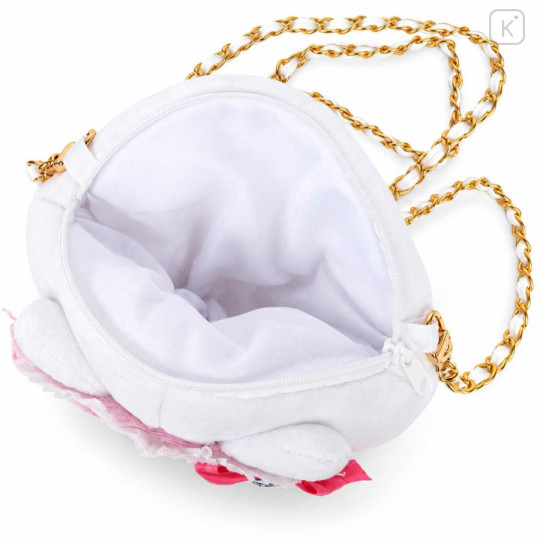 Japan Sanrio Original Plush Pochette Crossbody Shoulder Bag - Hello Kitty : Fairy Tale Party Lolita - 5