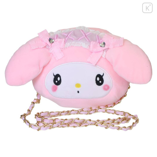 Japan Sanrio Plush Pochette Crossbody Shoulder Bag - My Melody : Lolita - 1
