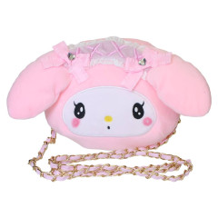 Japan Sanrio Plush Pochette Crossbody Shoulder Bag - My Melody : Lolita