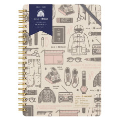 Japan Kleid Eric B6 Planner Monthly Schedule Book - Gray 2027