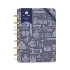 Japan Kleid Eric B7 Planner Monthly Schedule Book - Navy 2027