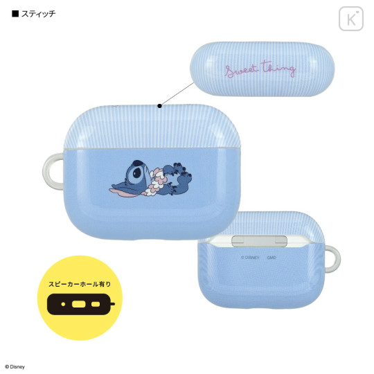 Japan Disney AirPods Pro 3 Soft Case - Stitch - 2