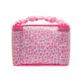 Japan Chiikawa Vanity Pouch - Chiikawa : Glitter Leopard Pink - 6