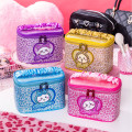 Japan Chiikawa Vanity Pouch - Hachiware : Glitter Leopard - 2