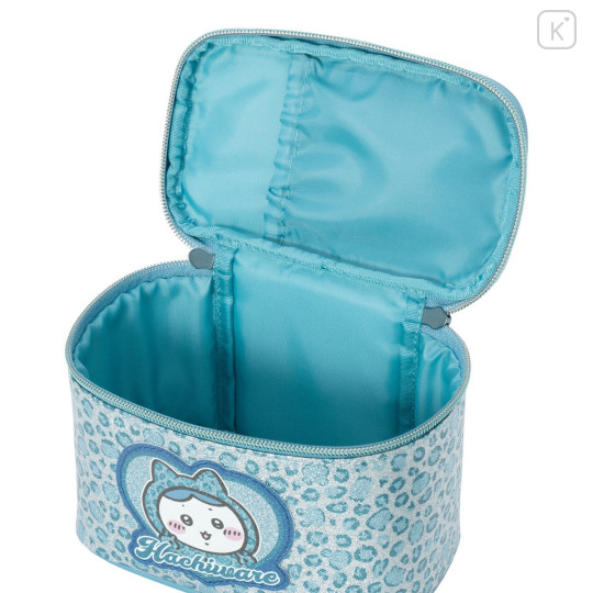 Japan Chiikawa Vanity Pouch - Hachiware : Glitter Leopard - 8