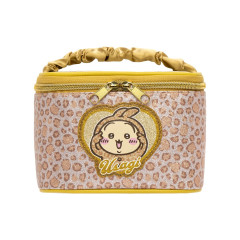 Japan Chiikawa Vanity Pouch - Usagi : Glitter Leopard