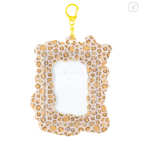 Japan Chiikawa Photo Holder Card Case Keychain - Usagi : Leopard - 6