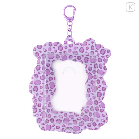 Japan Chiikawa Photo Holder Card Case Keychain - Momonga : Leopard - 6