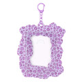 Japan Chiikawa Photo Holder Card Case Keychain - Momonga : Leopard - 6
