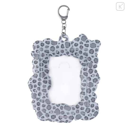 Japan Chiikawa Photo Holder Card Case Keychain - Rakko : Leopard - 6
