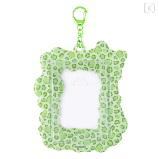 Japan Chiikawa Photo Holder Card Case Keychain - Kuri Manju : Leopard - 6