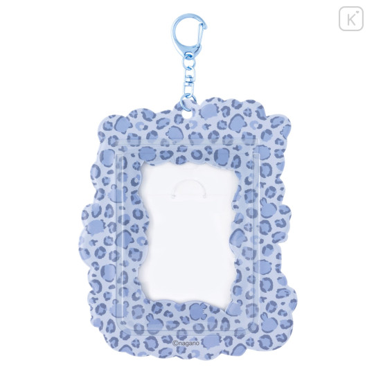 Japan Chiikawa Photo Holder Card Case Keychain - Furuhonya Kani-chan : Leopard - 6