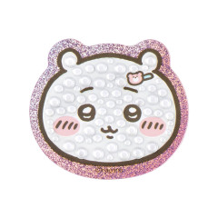 Japan Chiikawa Jewelry Deco Sticker - Chiikawa : Hologram Face Wearing Hair Clip