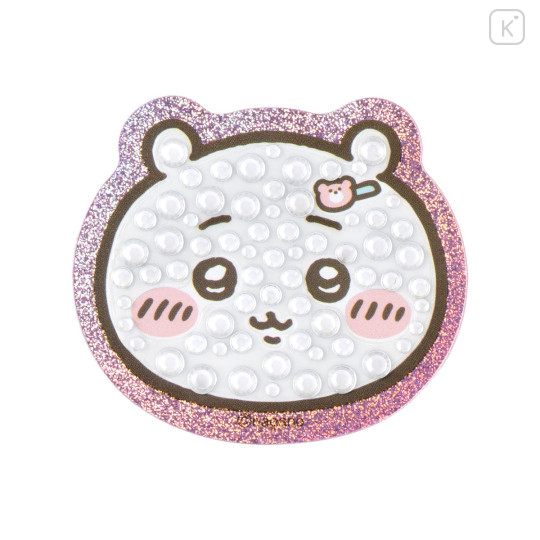 Japan Chiikawa Jewelry Deco Sticker - Chiikawa : Hologram Face Wearing Hair Clip - 4