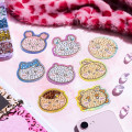 Japan Chiikawa Jewelry Deco Sticker - Usagi : Hologram Face Wearing Hair Clip - 2
