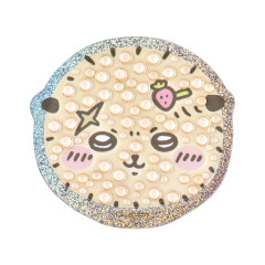 Japan Chiikawa Jewelry Deco Sticker - Rakko : Hologram Face Wearing Hair Clip