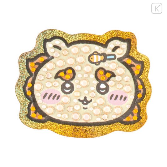 Japan Chiikawa Jewelry Deco Sticker - Shisa : Hologram Face Wearing Hair Clip - 1